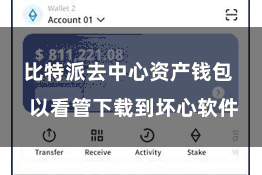 比特派去中心资产钱包  以看管下载到坏心软件