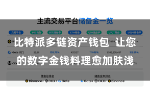 比特派多链资产钱包  让您的数字金钱料理愈加肤浅